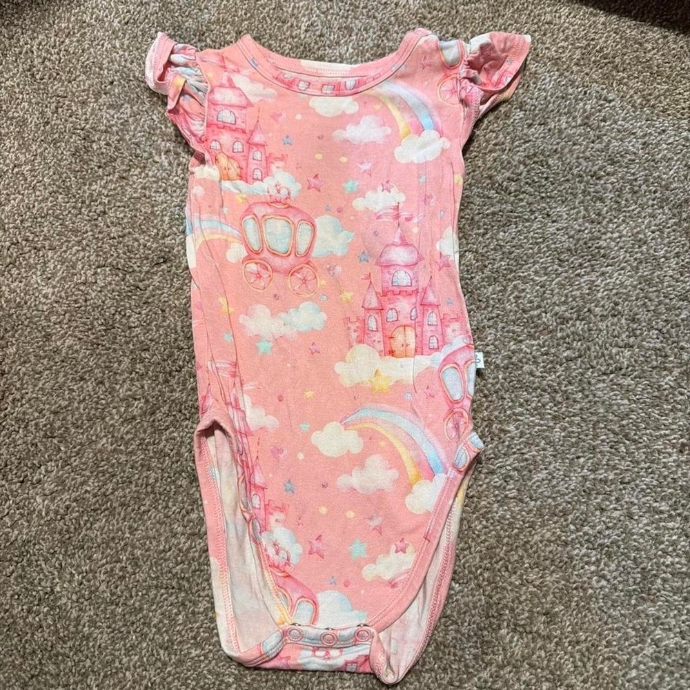 Posh Peanut fairytale bamboo onesie size 12-18 months